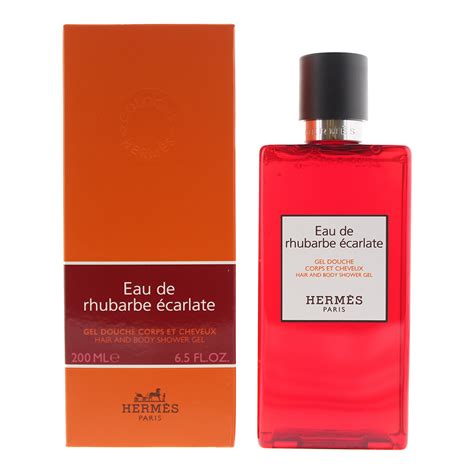 hermes eau de rhubarbe ecarlate eau de cologne 200ml|hermes rhubarb sample.